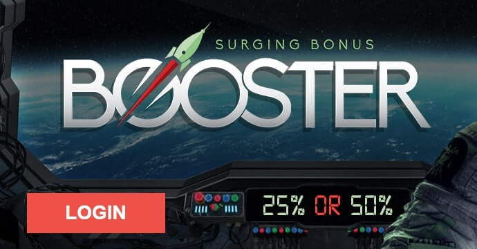 Surging Bonus Booster in Casino Mate Casino Mate Promotions